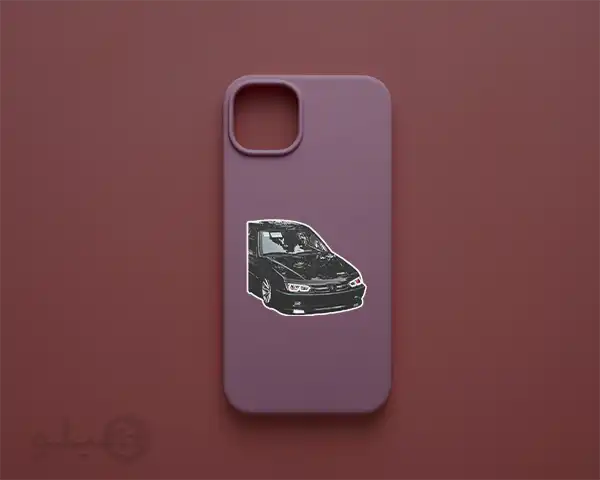 استیکر پژو پارس کد car63 استیکر ماشین بازی
