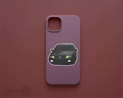 استیکر پژو پارس کد car66 با جنس پی وی سی مناسب کلیه سطوح صاف بدون رد چسب