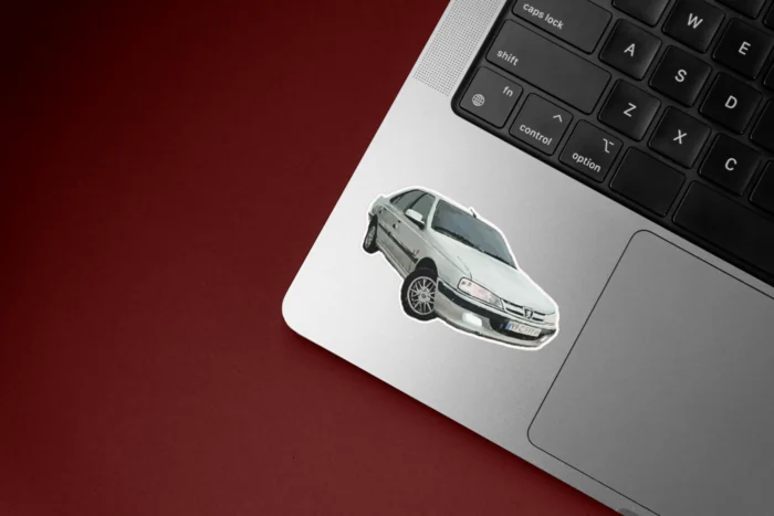 استیکر پژو پارس کد car76مخصوص ماشین بازا