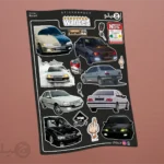 پک استیکر ماشین ایرانی کد pcar6 مناسب کلیه سطوح صاف و شیشه ای در فروشگاه چیلو