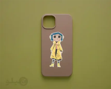 استیکر کورالاین کد c07 برش خورده مناسب پشت گوشی