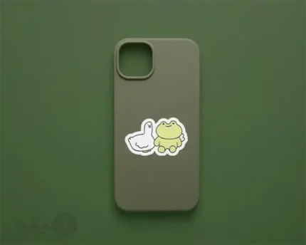 استیکر فانتزی قورباغه و اردک کد frg06 مناسب کلیه سطوح صاف در فروشگاه اینترنتی هنری چیلو chilo