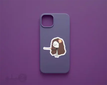 استیکر استیکمن با طرح کاپلی کد stm13 مناسب کلیه سطوح صاف لپتاب و موبایل در فروشگاه چیلو