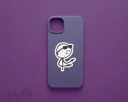 استیکر استیکمن کد stm08 مناسب کلیه سطوح صاف موبایل و تبلت و ماشین در فروشگاه هنری و اینترنتی چیلو