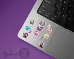 پک استیکر پیکسلی پرنسس ها با طراحی هلو کیتی کد phlk2 مناسب کلیه سطوح صاف در مجموعه چیلو فروشگاه محصولات فانتزی