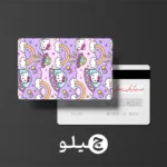 استیکر کارت بانکی/کارت سوخت هلوکیتی طرح فانتزی کد chlk23