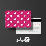 استیکر کارت بانکی/کارت سوخت هلوکیتی طرح فانتزی کد chlk27