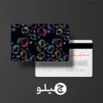 استیکر کارت بانکی/کارت سوخت هلوکیتی طرح فانتزی کد chlk33