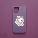 استیکر هلوکیتی طرح فرشته کد hlk15 مناسب کلیه سطوح صاف استیکر موبایل و لپتاب چیلو