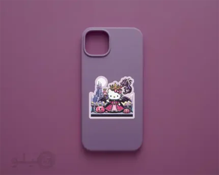 استیکر هلوکیتی طرح پرنسس کد hlk18 مناسب کلیه سطوح صاف استیکر قاب موبایل لپتاب و تبلت و ماشین در فروشگاه اینترنتی چیلو