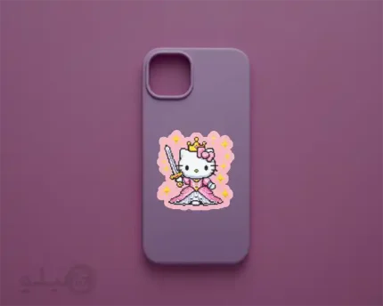 استیکر هلوکیتی طرح پرنسس کد hlk19 مناسب کلیه سطوح صاف استیکر قاب موبایل لپتاب و تبلت و ماشین در فروشگاه اینترنتی چیلو