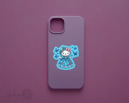 استیکر هلوکیتی طرح پرنسس کد hlk20 مناسب کلیه سطوح صاف استیکر قاب موبایل لپتاب و تبلت و ماشین در فروشگاه اینترنتی چیلو