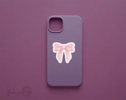 استیکر فانتزی پاپیون صورتی کد hlk14 یکی از نماد های دخترونه مناسب کلیه سطوح صاف در فروشگاه اینترنتی چیلو