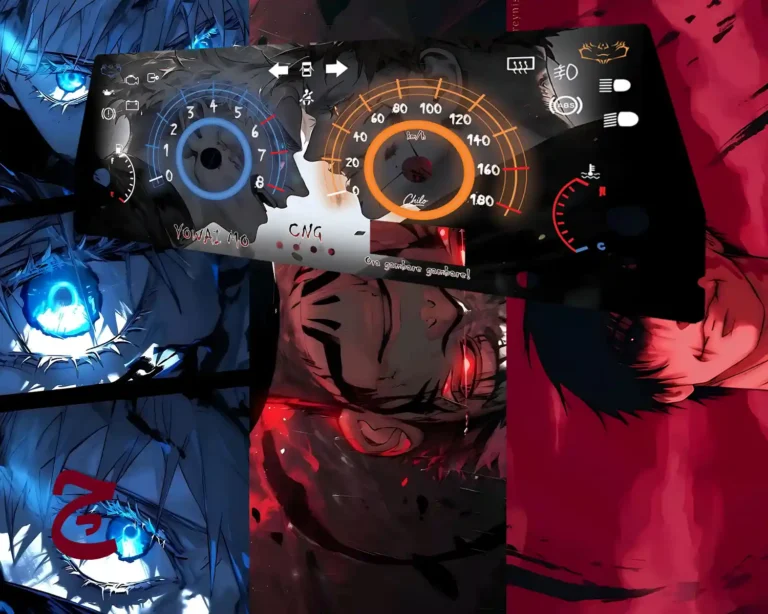 ورق کیلومتر طرح جوجوتسو کایسان مناسب همه ماشین ها از پراید تا تسلا