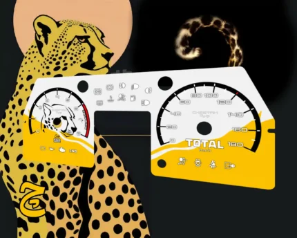 ورق کیلومتر طرح یوز پلنگ مناسب همه ماشین ها از پراید تا تسلا