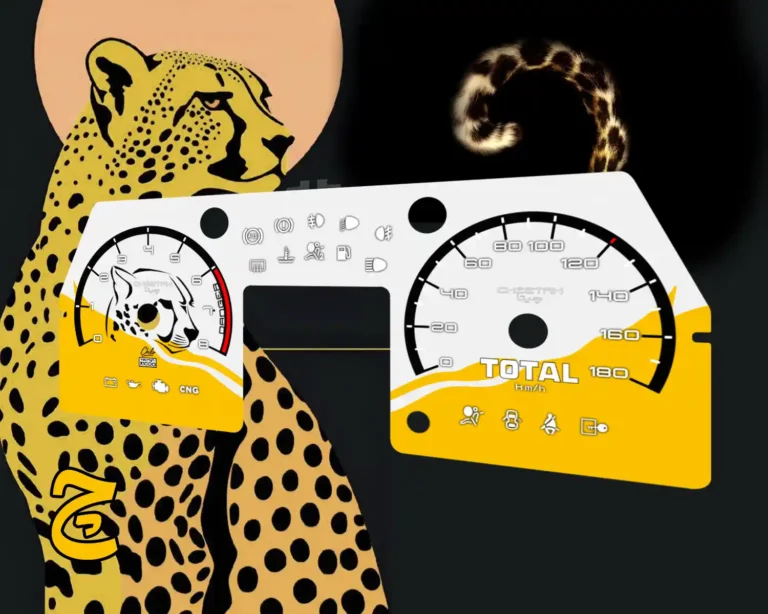 ورق کیلومتر طرح یوز پلنگ مناسب همه ماشین ها از پراید تا تسلا