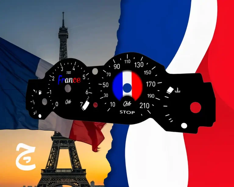 ورق کیلومتر طرح فرانسه مناسب همه ماشین ها از پراید تا تسلا