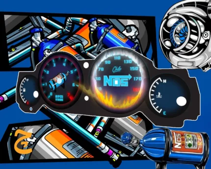 ورق کیلومتر طرح نیترو مناسب همه ماشین ها از پراید تا تسلا