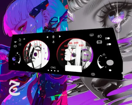 ورق کیلومتر طرح دختر فضایی مناسب همه ماشین ها از پراید تا تسلا