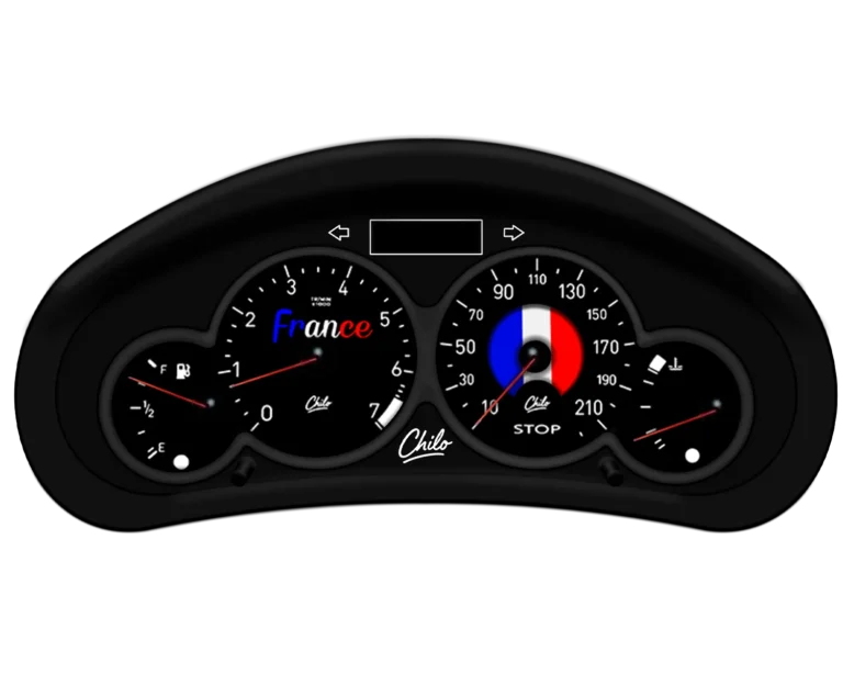 ورق کیلومتر طرح فرانسه مناسب همه ماشین ها از پراید تا تسلا