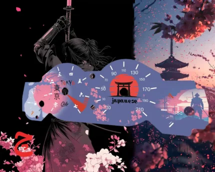 ورق کیلومتر طرح ژاپنی مناسب همه ماشین ها از پراید تا تسلا