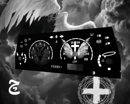 ورق کیلومتر طرح رستاخیز2 کلاسیک برای پراید داشبرد جدید / یورو 4