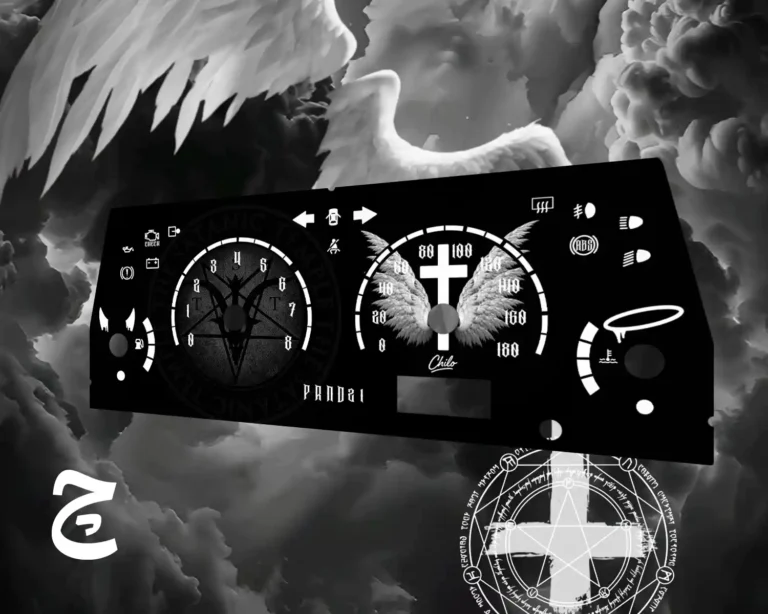 ورق کیلومتر طرح رستاخیز2 کلاسیک برای پراید داشبرد جدید / یورو 4