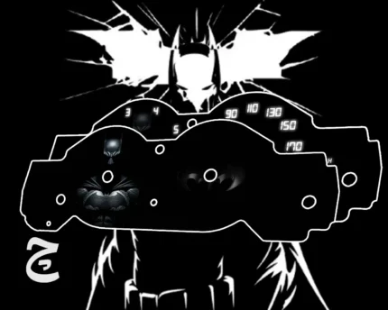 ورق کیلومتر طرح بتمن گیج مخفی مناسب همه ماشین ها از پراید تا تسلا