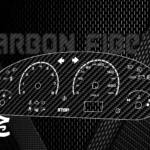 ورق کیلومتر طرح فیبر کربن مشکی مناسب همه ماشین ها از پراید تا تسلا