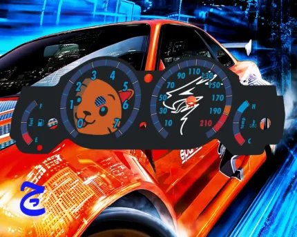 ورق کیلومتر طرح Need For Speed مناسب همه ماشین ها از پراید تا تسلا