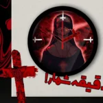 ساعت دیواری عقربه فانتزی با طرح راهبه قطر31