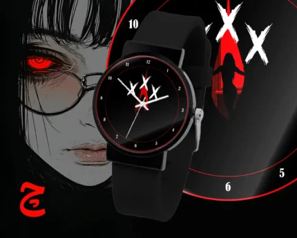 ساعت مچی اسپرت با طرح xxx | بند سیلیکون رنگ ثابت / مناسب کلیه سنین / قطر ساعت 3.5 / مقاوم دربرابر رطوبت و آب / زمان آماده سازی 10 روز کاری