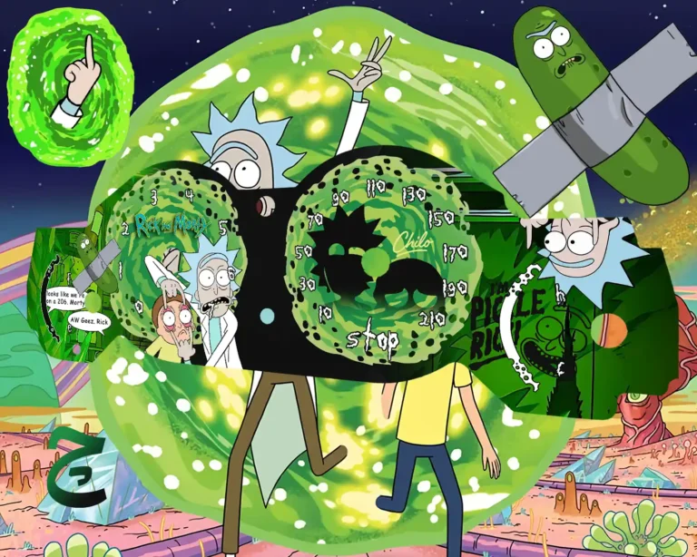 ورق کیلومتر طرح ریک و مورتی مناسب همه ماشین ها از پراید تا تسلا