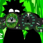 ورق کیلومتر طرح rick and morty مناسب همه ماشین ها از پراید تا تسلا