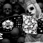 ورق کیلومتر طرح اسکلت سفید مناسب همه ماشین ها از پراید تا تسلا