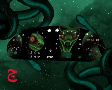 ورق کیلومتر طرح مار مناسب همه ماشین ها از پراید تا تسلا