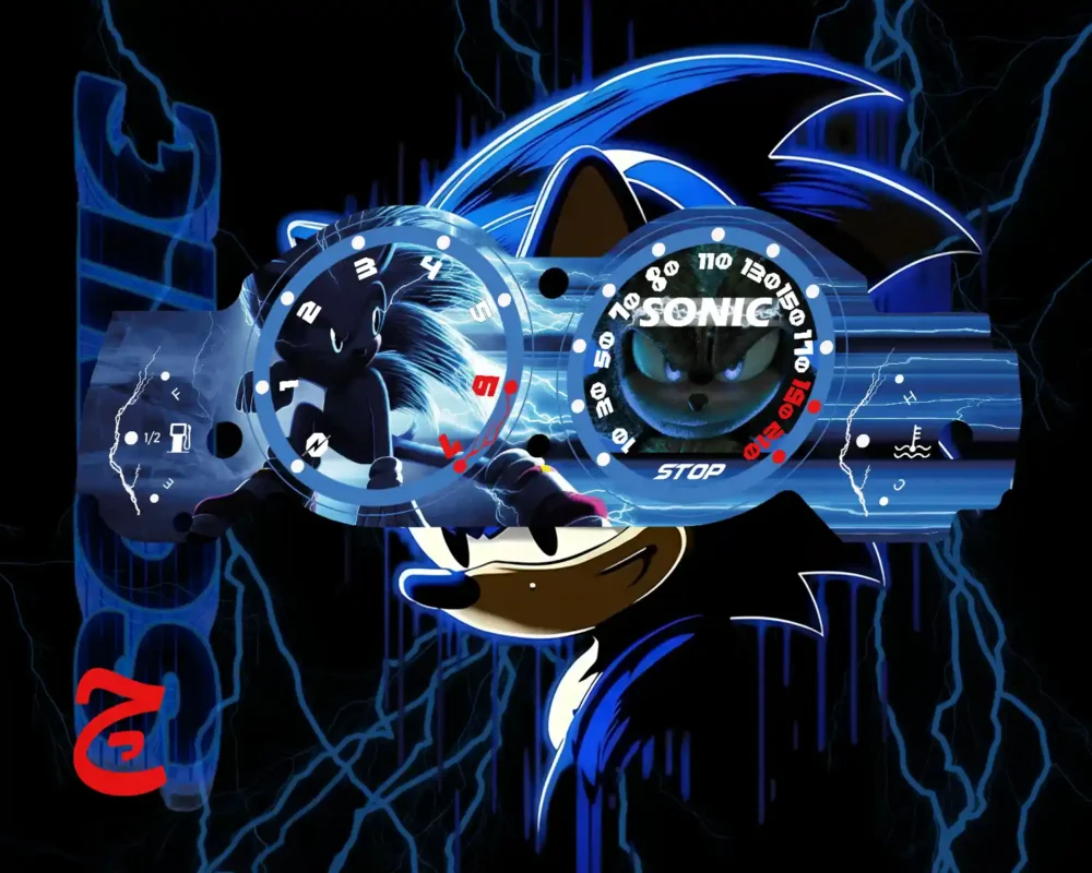 ورق کیلومتر طرح sonic مناسب همه ماشین ها از پراید تا تسلا