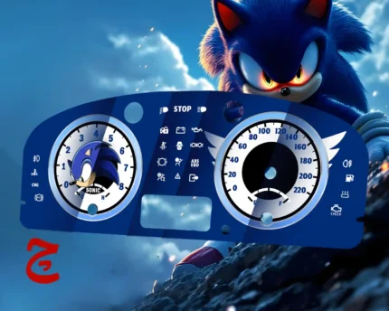 ورق کیلومتر طرح سونیک مناسب همه ماشین ها از پراید تا تسلا