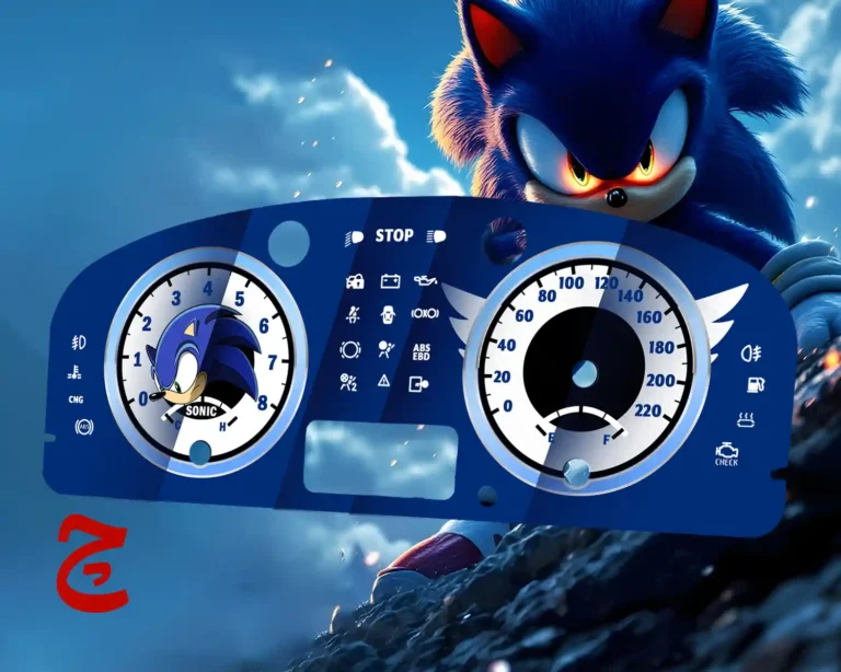 ورق کیلومتر طرح سونیک مناسب همه ماشین ها از پراید تا تسلا