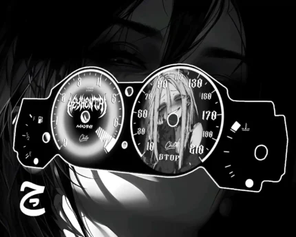 ورق کیلومتر طرح هنتای سیاه سفید مناسب همه ماشین ها از پراید تا تسلا