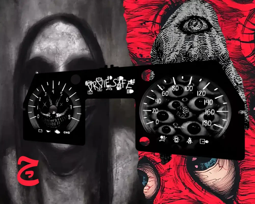 ورق کیلومتر طرح دارک برای پراید یورو4 / پراید داشبورد جدید