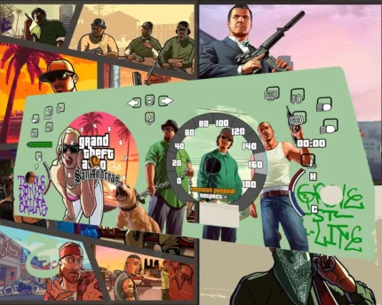 ورق کیلومتر طرح Gta برای ماشین پراید صبا / پراید انژکتور این طراحی متناسب با کیلومتر ماشین یا موتور شما طراحی میشود و تفاوتی ندارد که وسیله نقلیه شما از چه مدل و برندی هست