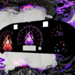 ورق کیلومتر طرح آتش رنگی مناسب تیبا / کوییک / ساینا این طراحی متناسب با کیلومتر ماشین یا موتور شما طراحی میشود و تفاوتی ندارد که وسیله نقلیه شما از چه مدل و برندی هست