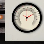 ساعت دیواری عقربه فانتزی با طرح پژو پارس elx قطر31