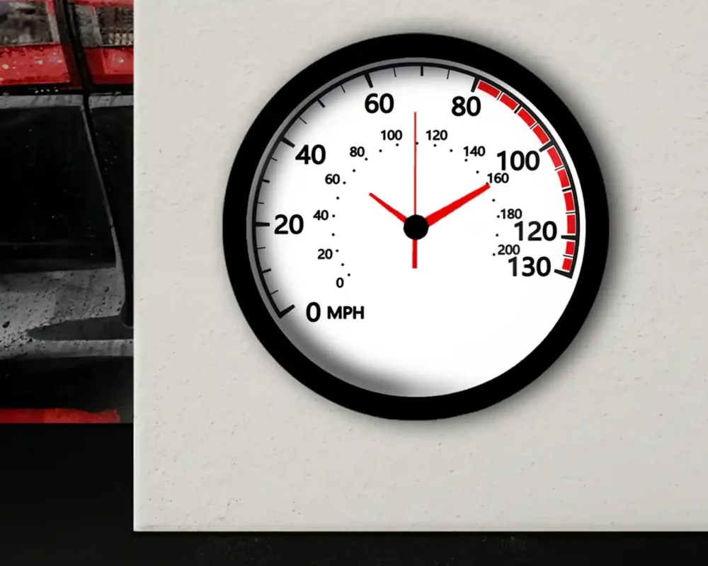 ساعت دیواری عقربه فانتزی با طرح لنسر قطر31