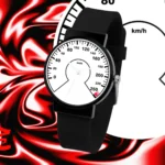 ساعت مچی اسپرت با طرح عقربه کیلومتر پژو 405 سفید | بند سیلیکون الی استیل درجه یک / مناسب کلیه سنین / قطر ساعت 3.5 الی 4.5 سانتی متر / مقاوم دربرابر رطوبت و آب / زمان آماده سازی 10 روز کاری