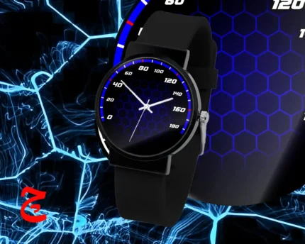 ساعت مچی اسپرت با طرح عقربه کیلومتر زنبوری | بند سیلیکون الی استیل درجه یک / مناسب کلیه سنین / قطر ساعت 3.5 الی 4.5 سانتی متر / مقاوم دربرابر رطوبت و آب / زمان آماده سازی 10 روز کاری
