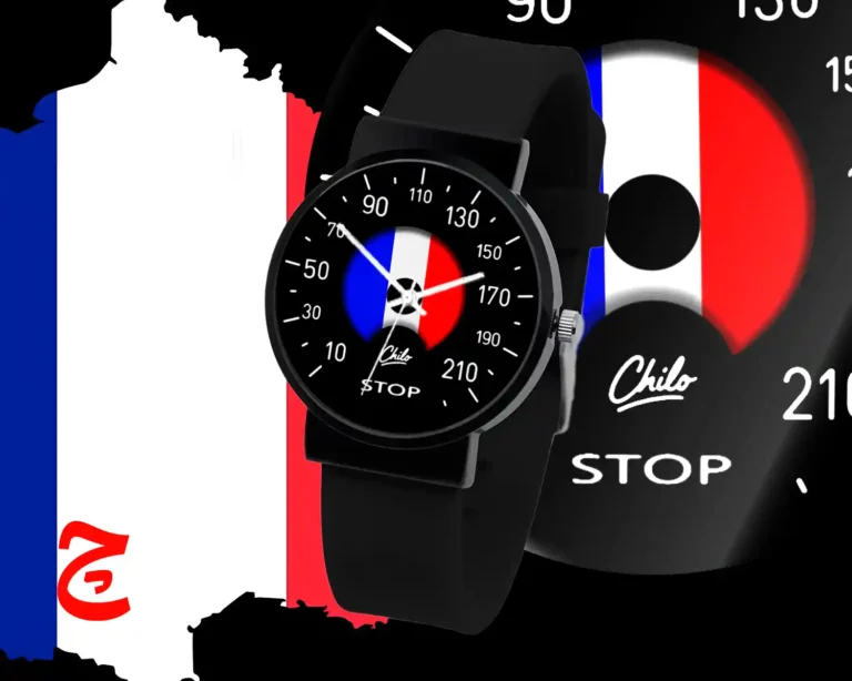 ساعت مچی اسپرت با طرح عقربه کیلومتر پژو فرانسوی | بند سیلیکون الی استیل درجه یک / مناسب کلیه سنین / قطر ساعت 3.5 الی 4.5 سانتی متر / مقاوم دربرابر رطوبت و آب / زمان آماده سازی 10 روز کاری