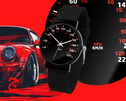 ساعت مچی اسپرت با طرح عقربه کیلومتر 405 مایل دار